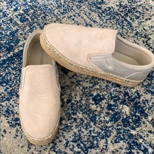 Platform Tretorn Colorblock Shoes w/ Tweed Bottom